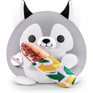 Super Sized 14 inch Plush Subway Husky Ultra Soft Collectible Stuffed Animal
